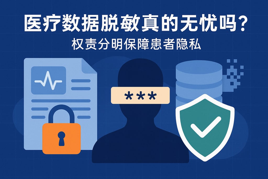 医疗数据脱敏真的无忧吗？权责分明保障患者隐私
