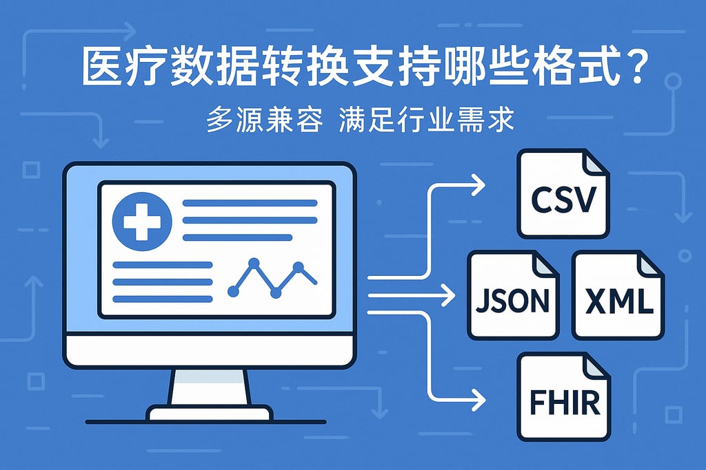 医疗数据转换支持哪些格式？多源兼容满足行业需求