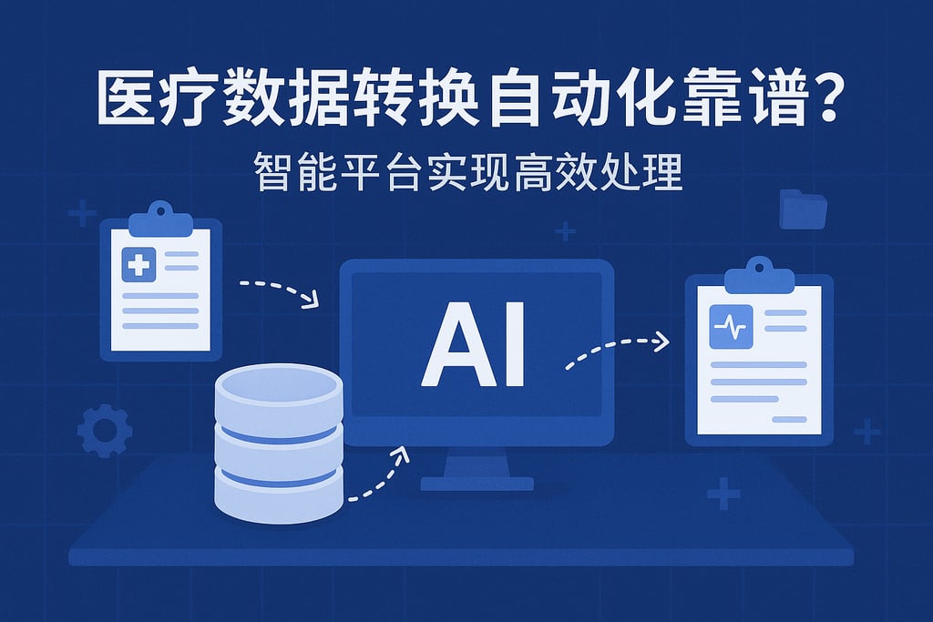 医疗数据转换自动化靠谱吗？智能平台实现高效处理