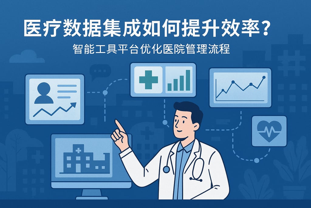 医疗数据集成如何提升效率？智能工具平台优化医院管理流程