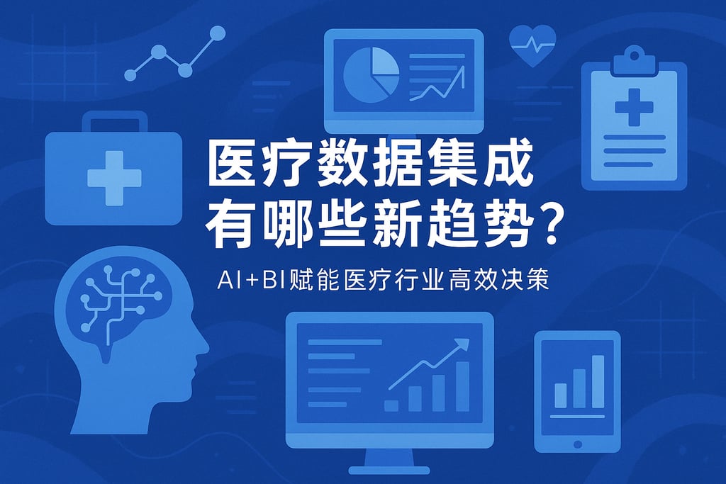 医疗数据集成有哪些新趋势？AI+BI赋能医疗行业高效决策