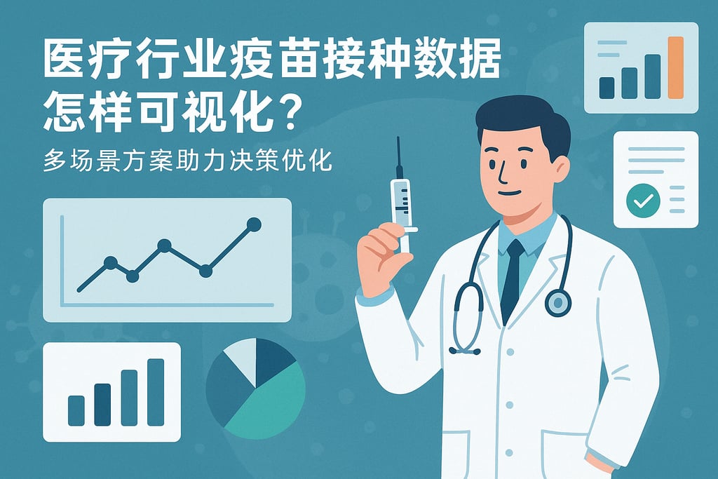 医疗行业疫苗接种数据怎样可视化？多场景方案助力决策优化