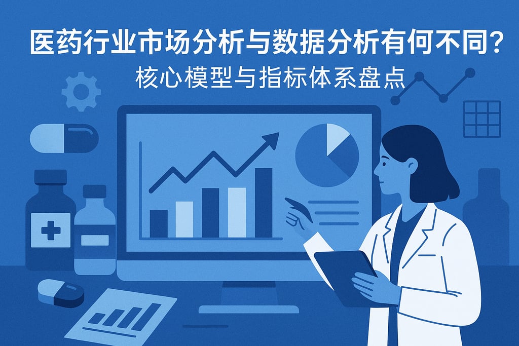 医药行业市场分析与数据分析有何不同？核心模型与指标体系盘点