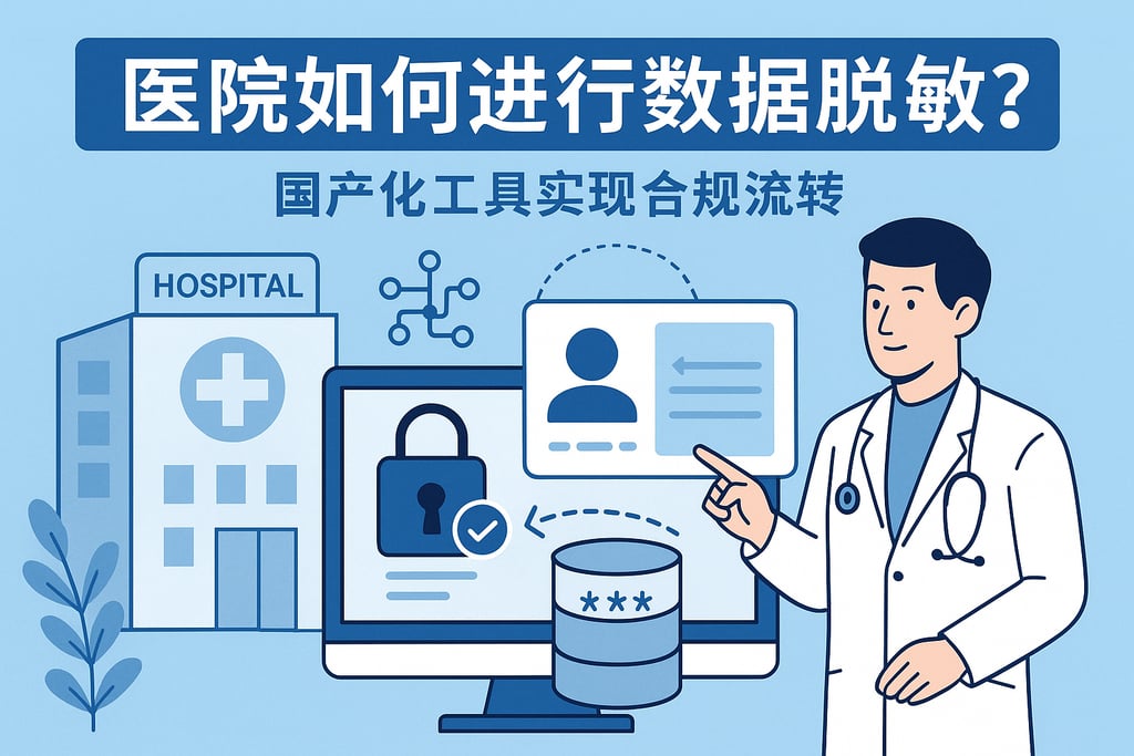 医院如何进行数据脱敏？国产化工具实现合规流转