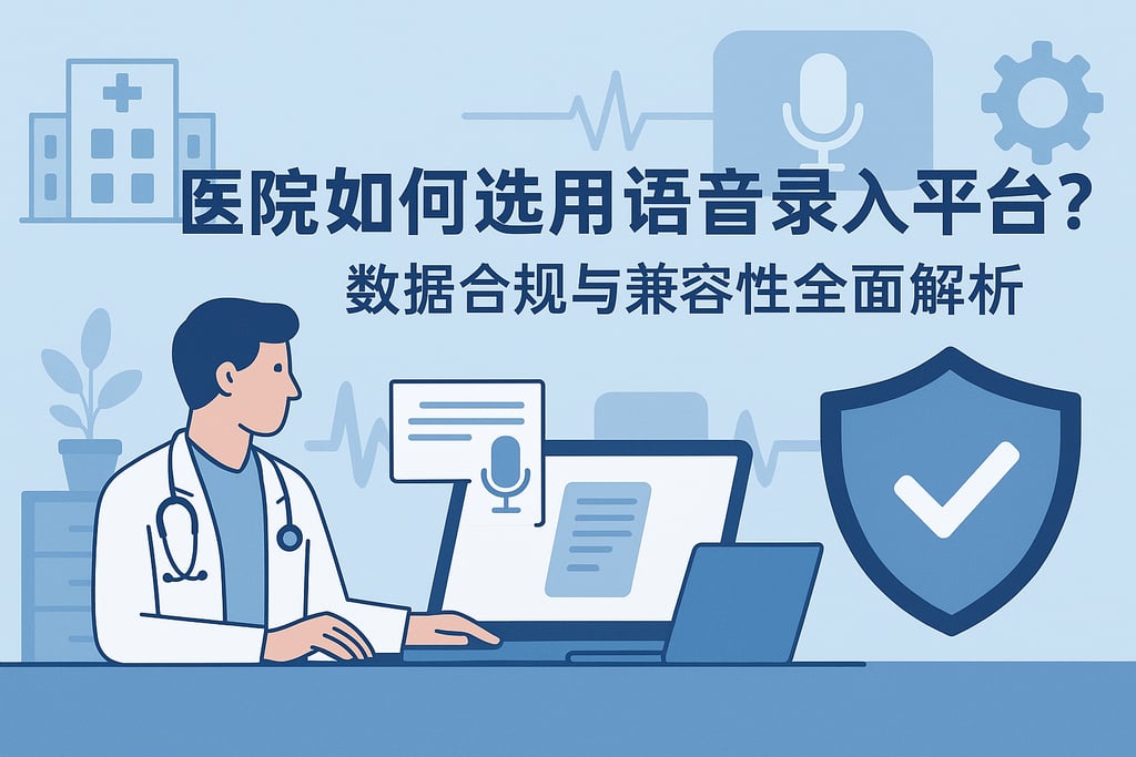 医院如何选用语音录入平台？数据合规与兼容性全面解析