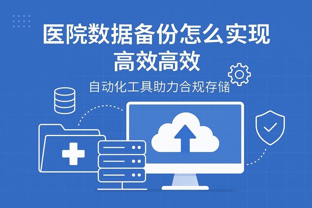 医院数据备份怎么实现高效？自动化工具助力合规存储