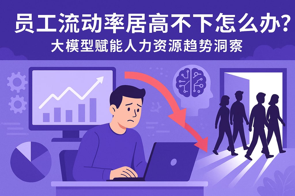 员工流动率居高不下怎么办？大模型赋能人力资源趋势洞察