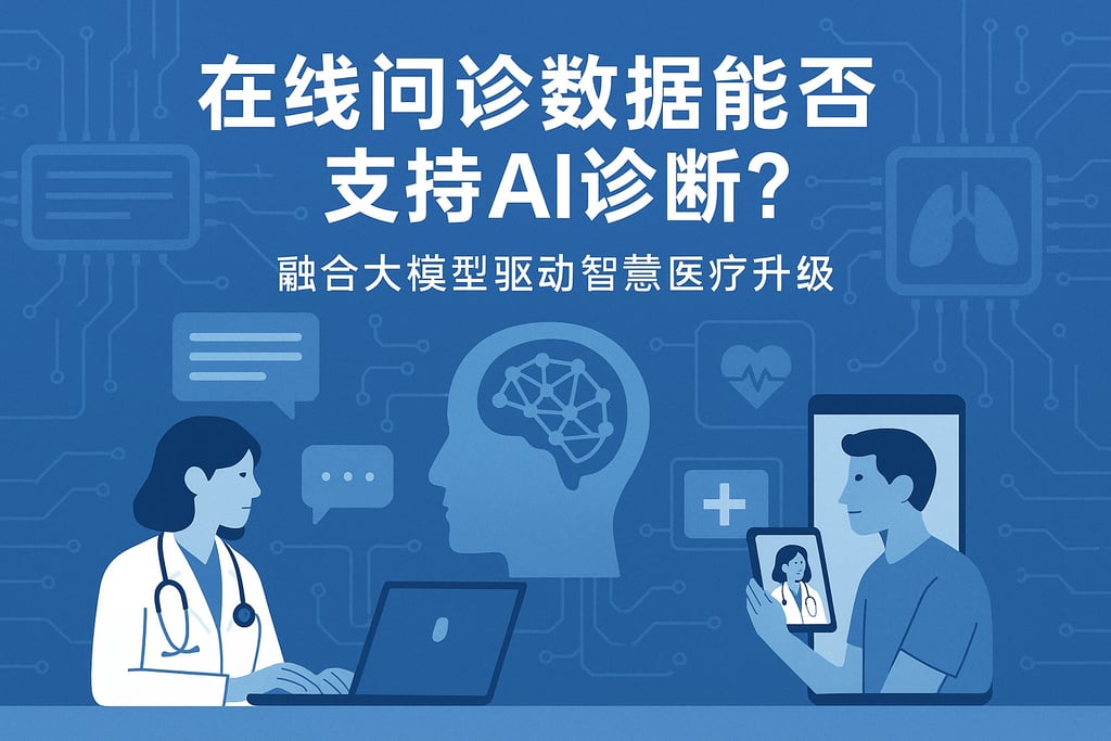 在线问诊数据能否支持AI诊断？融合大模型驱动智慧医疗升级