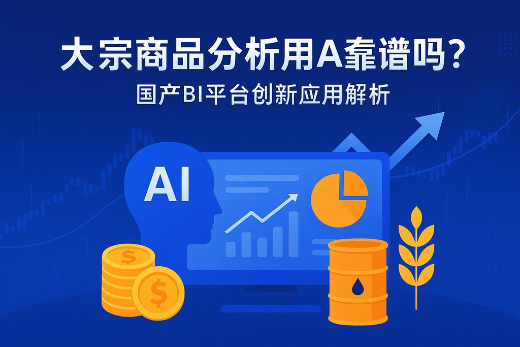 大宗商品分析用AI靠谱吗？国产BI平台创新应用解析