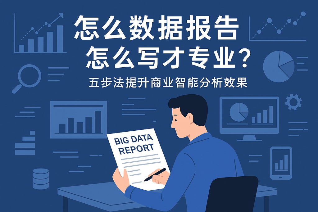 大数据报告怎么写才专业？五步法提升商业智能分析效果