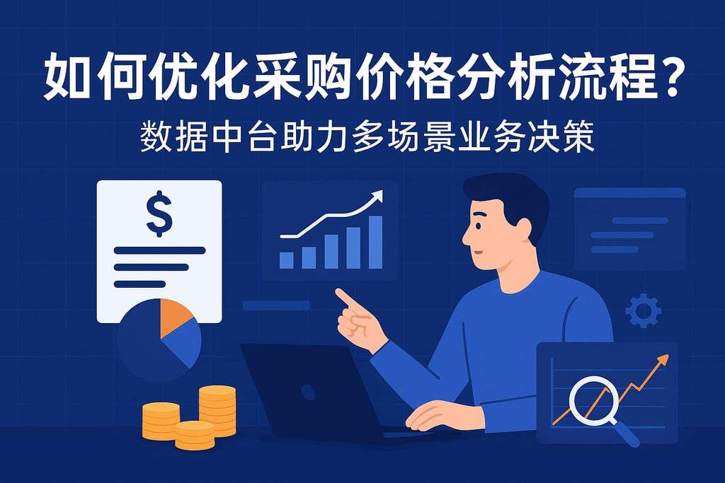 如何优化采购价格分析流程？数据中台助力多场景业务决策