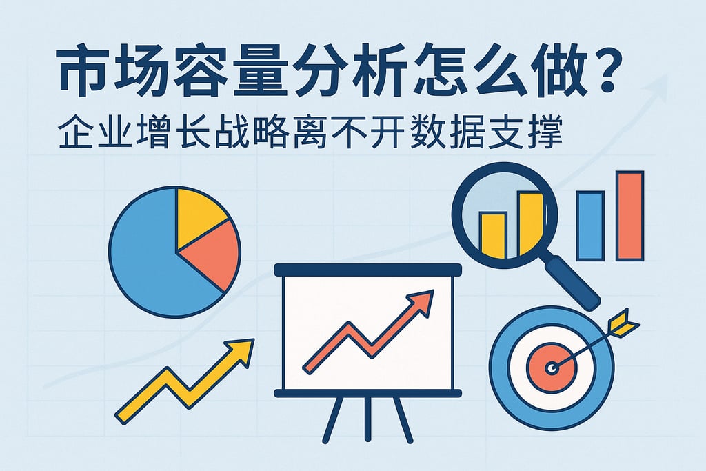 市场容量分析怎么做？企业增长战略离不开数据支撑。