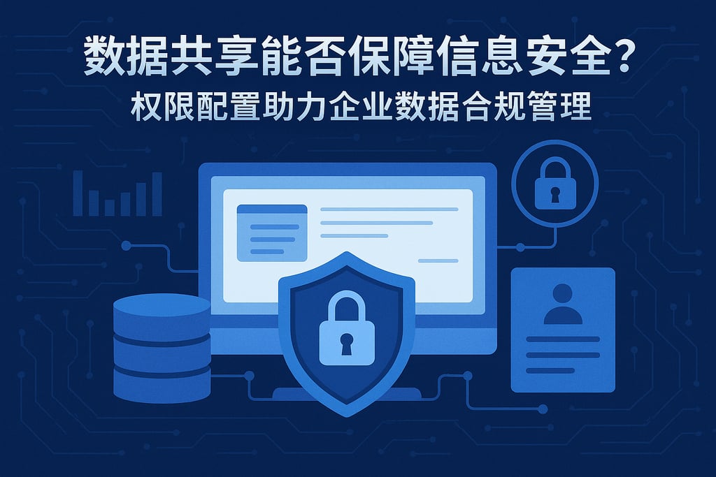 数据共享能否保障信息安全？权限配置助力企业数据合规管理