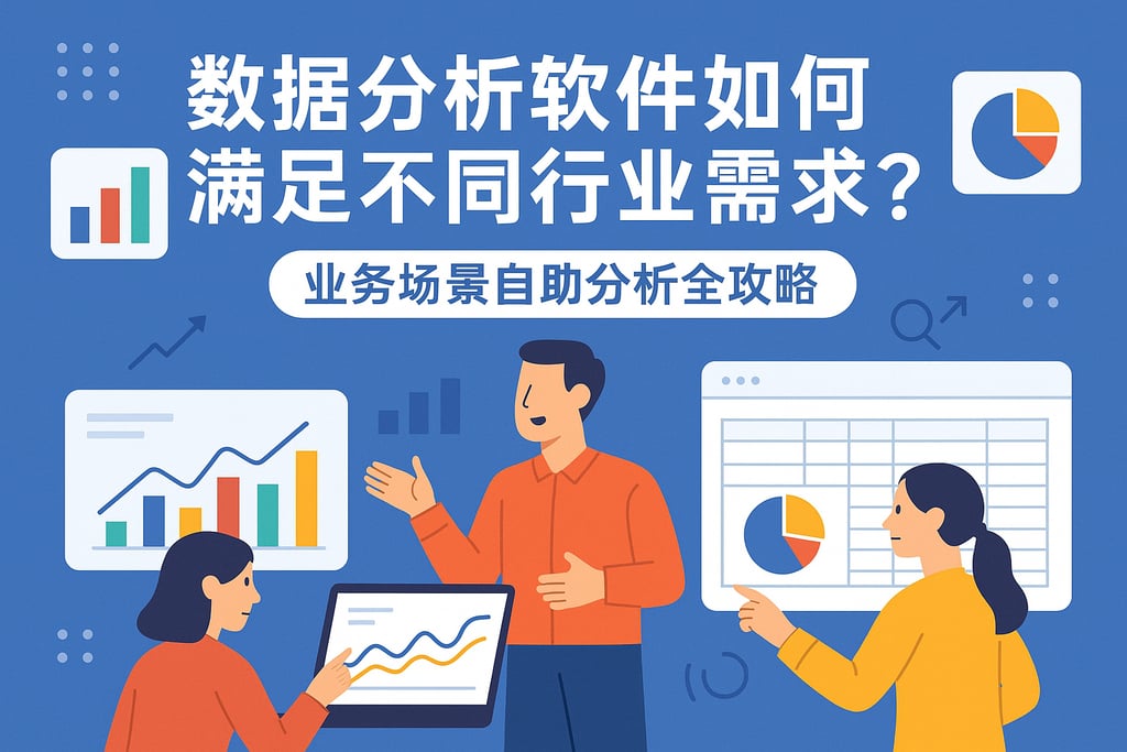 数据分析软件如何满足不同行业需求？业务场景自助分析全攻略