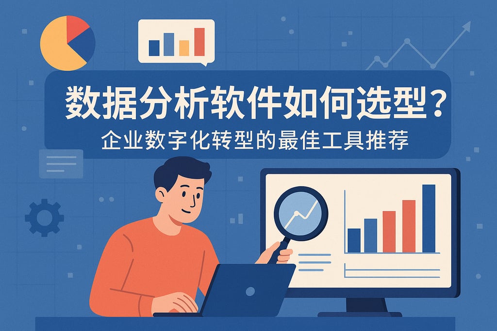 数据分析软件如何选型？企业数字化转型的最佳工具推荐