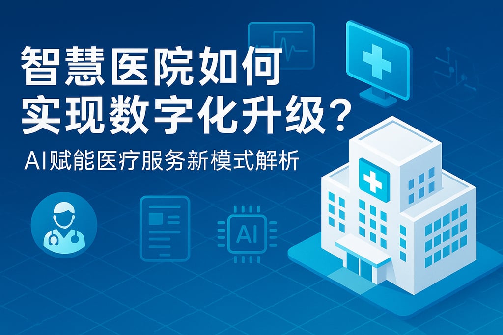 智慧医院如何实现数字化升级？AI赋能医疗服务新模式解析