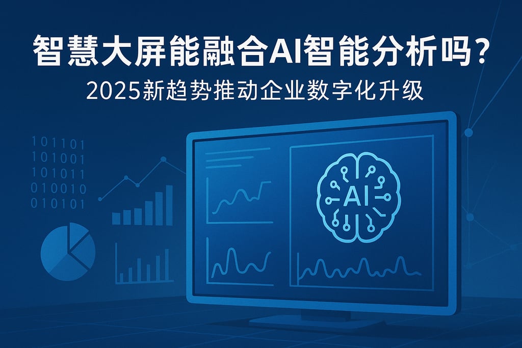 智慧大屏能融合AI智能分析吗？2025新趋势推动企业数字化升级