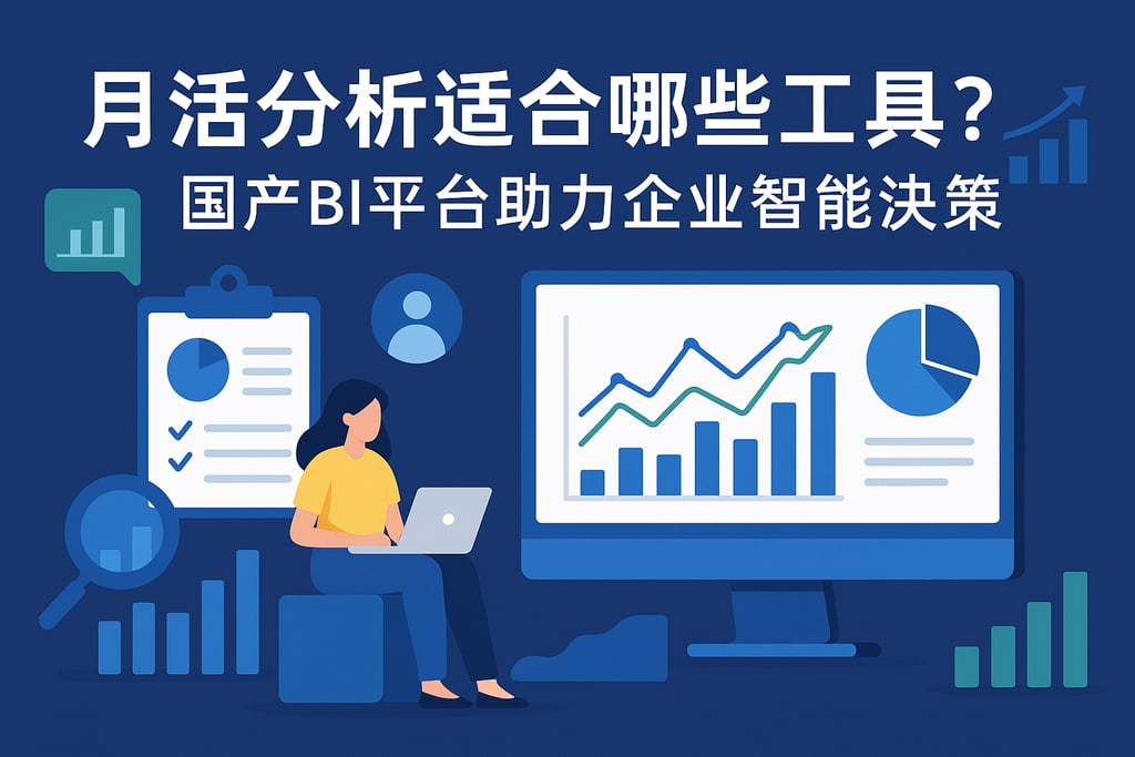 月活分析适合哪些工具？国产BI平台助力企业智能决策
