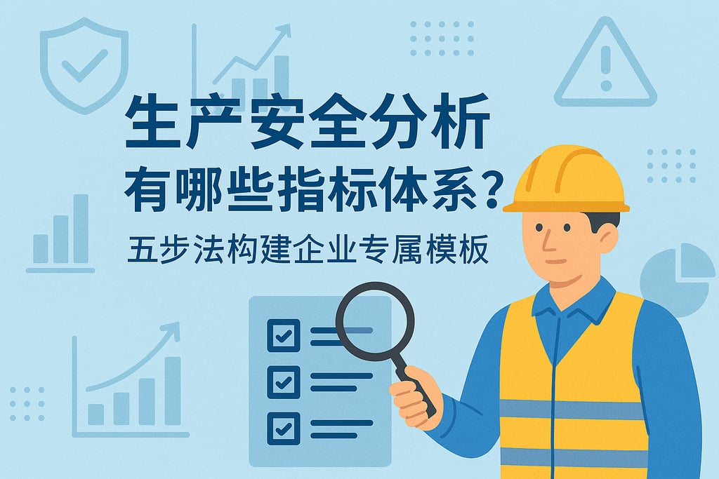 生产安全分析有哪些指标体系？五步法构建企业专属模板