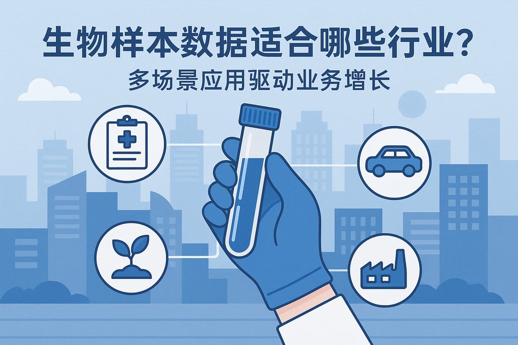 生物样本数据适合哪些行业？多场景应用驱动业务增长