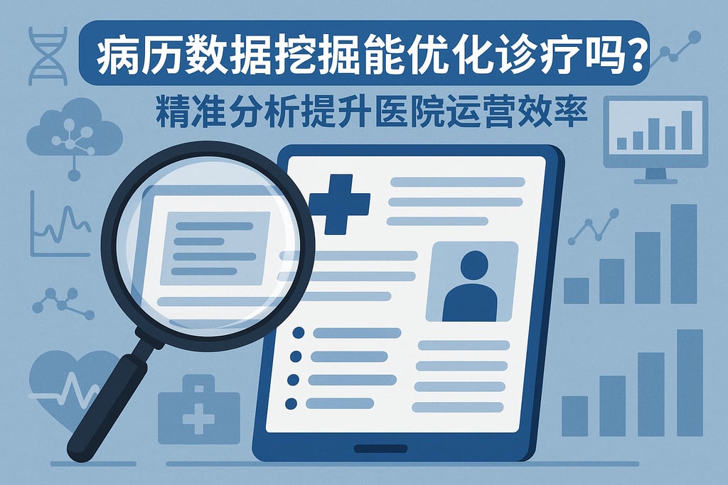 病历数据挖掘能优化诊疗吗？精准分析提升医院运营效率