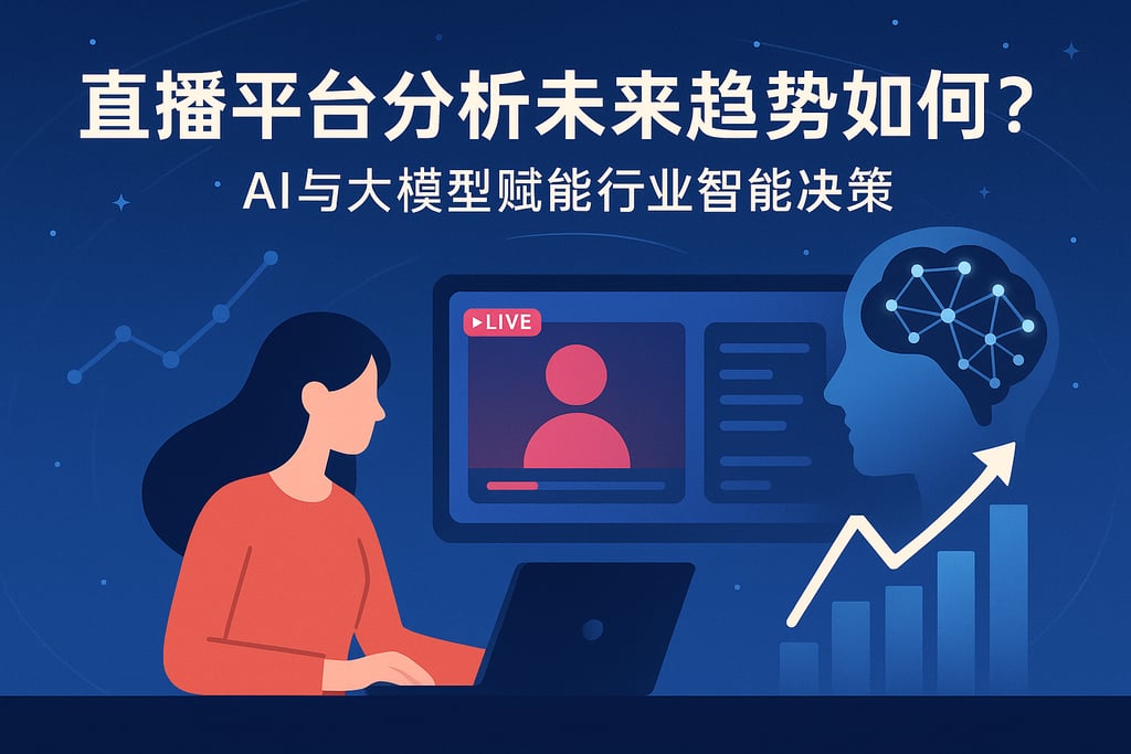 直播平台分析未来趋势如何？AI与大模型赋能行业智能决策