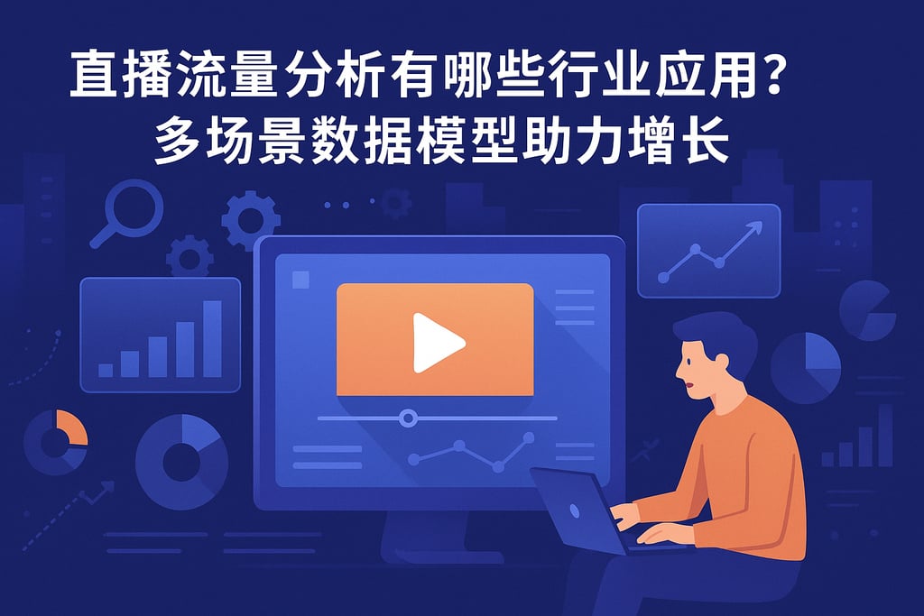 直播流量分析有哪些行业应用？多场景数据模型助力增长