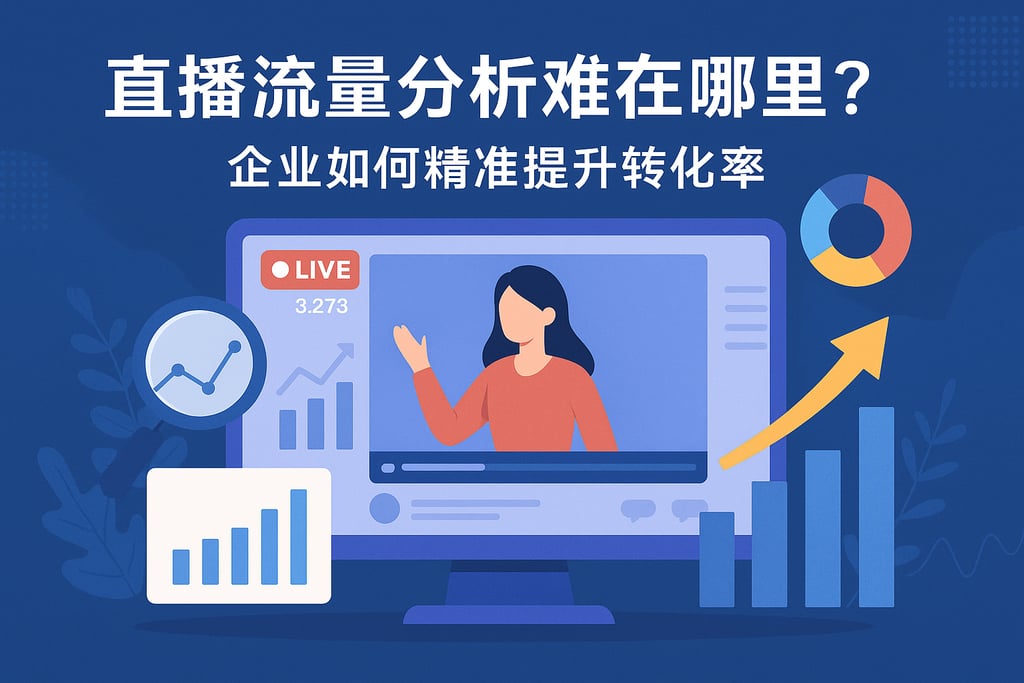直播流量分析难在哪里？企业如何精准提升转化率
