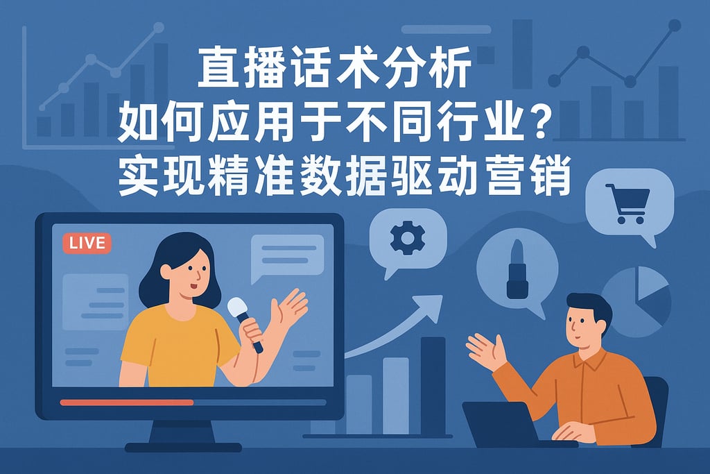 直播话术分析如何应用于不同行业？实现精准数据驱动营销