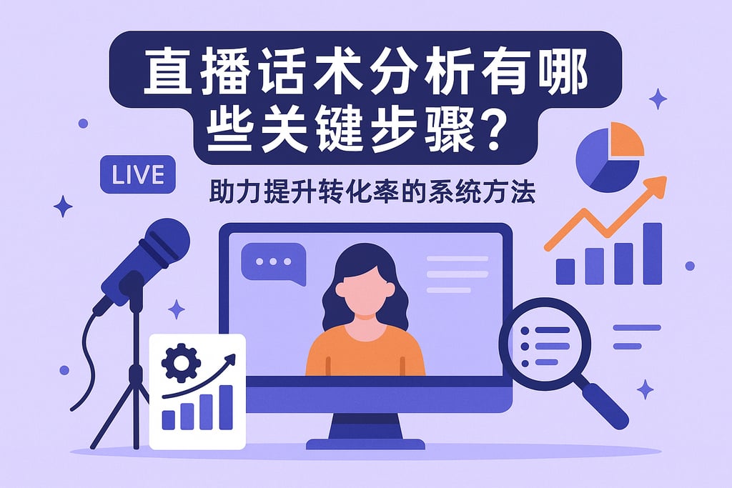 直播话术分析有哪些关键步骤？助力提升转化率的系统方法