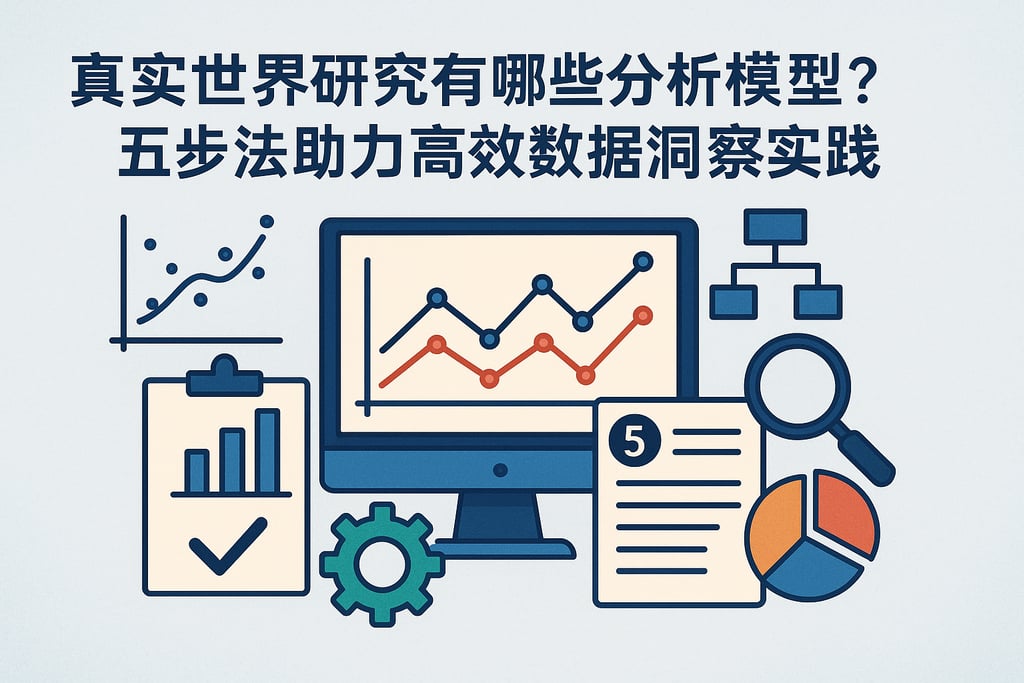 真实世界研究有哪些分析模型？五步法助力高效数据洞察实践