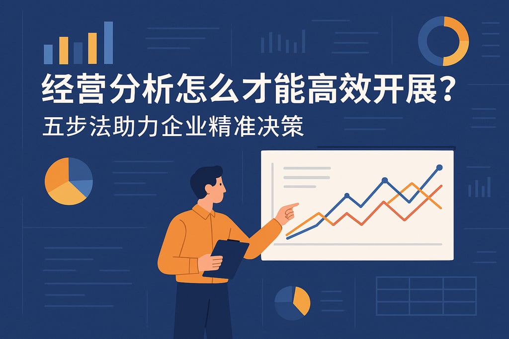 经营分析怎么才能高效开展？五步法助力企业精准决策