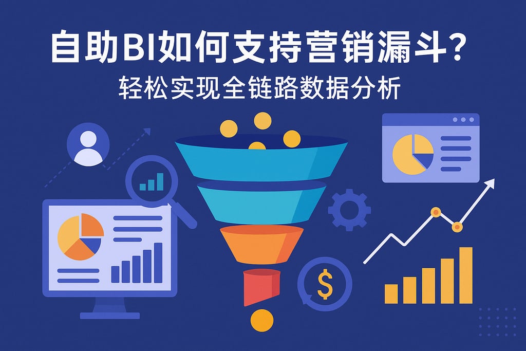 自助BI如何支持营销漏斗？轻松实现全链路数据分析