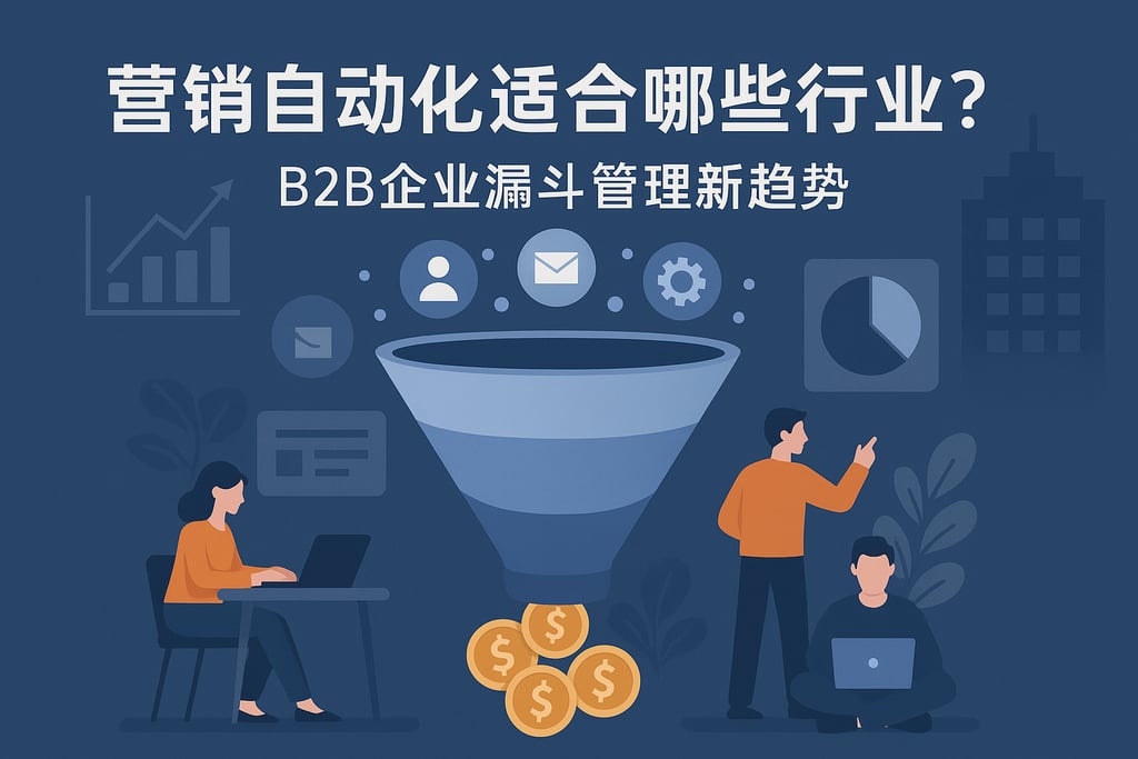 营销自动化适合哪些行业？B2B企业漏斗管理新趋势