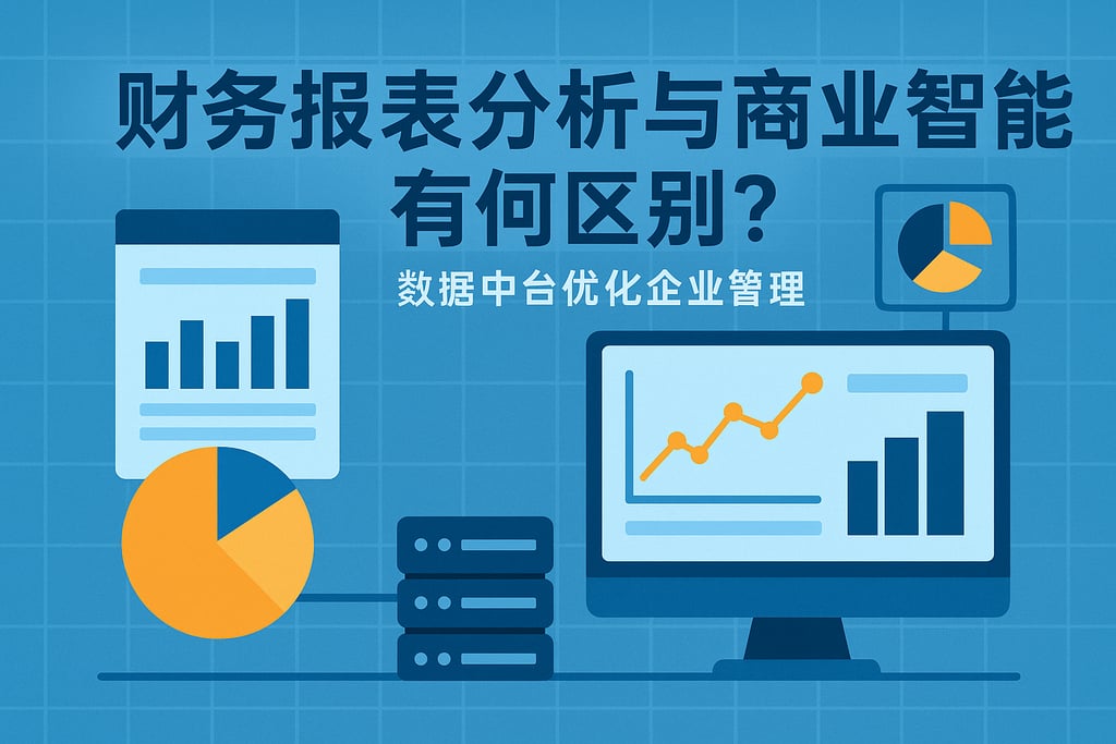财务报表分析与商业智能有何区别？数据中台优化企业管理