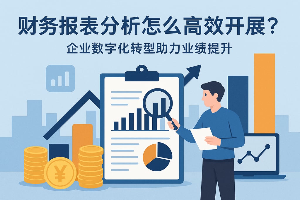 财务报表分析怎么高效开展？企业数字化转型助力业绩提升