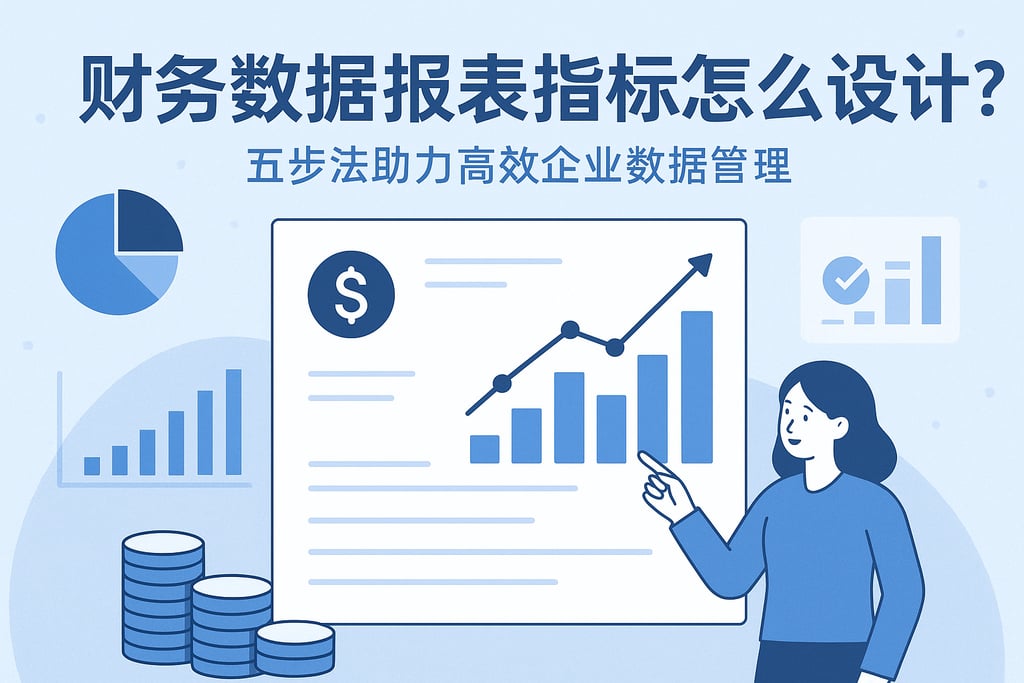 财务数据报表指标怎么设计？五步法助力高效企业数据管理
