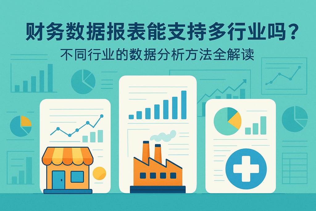 财务数据报表能支持多行业吗？不同行业的数据分析方法全解读