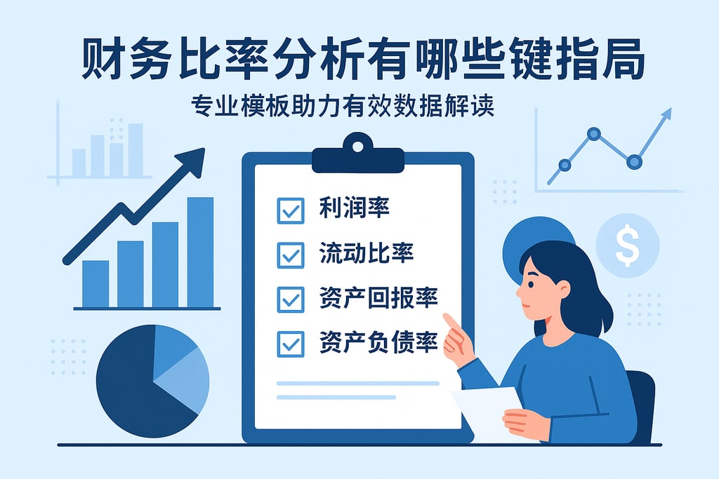 财务比率分析有哪些关键指标？专业模板助力高效数据解读