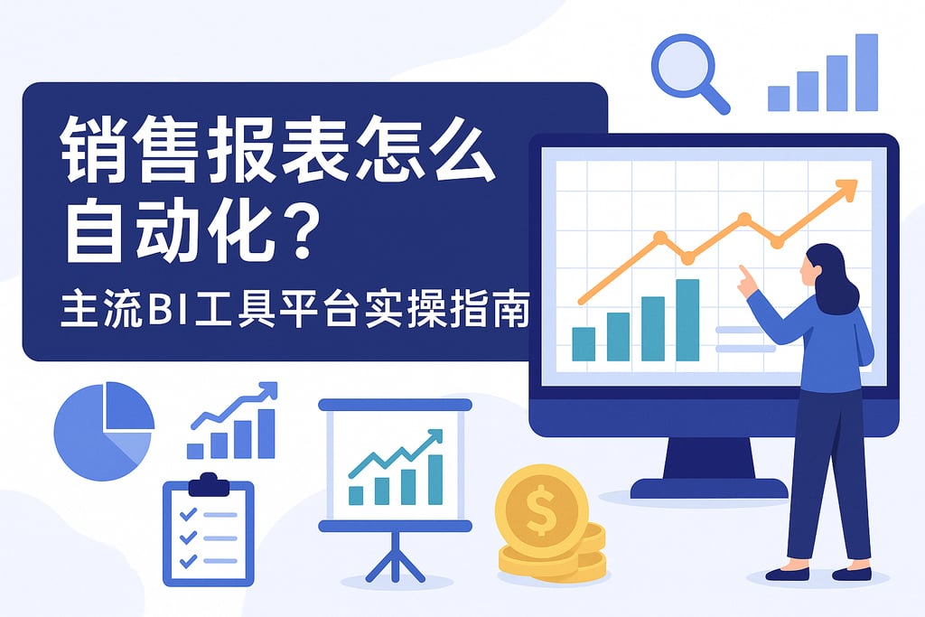 销售报表怎么自动化？主流BI工具平台实操指南