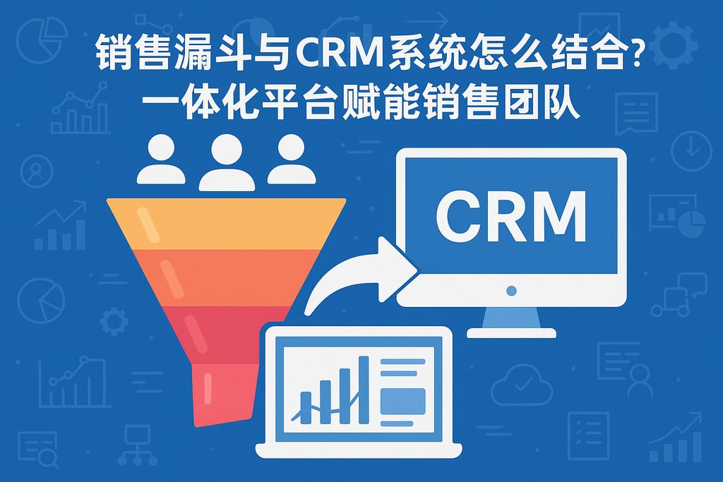 销售漏斗与CRM系统怎么结合？一体化平台赋能销售团队