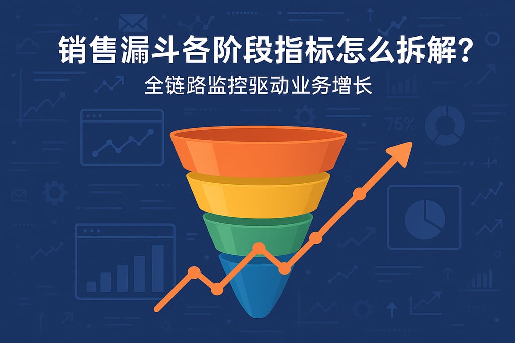 销售漏斗各阶段指标怎么拆解？全链路监控驱动业务增长