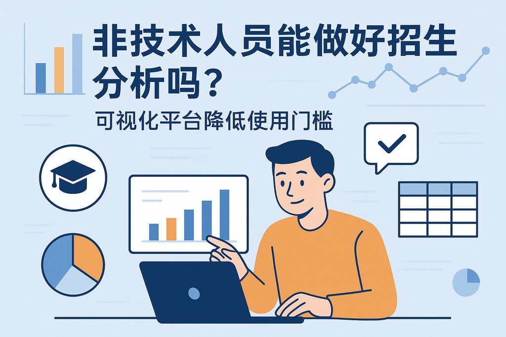 非技术人员能做好招生分析吗？可视化平台降低使用门槛