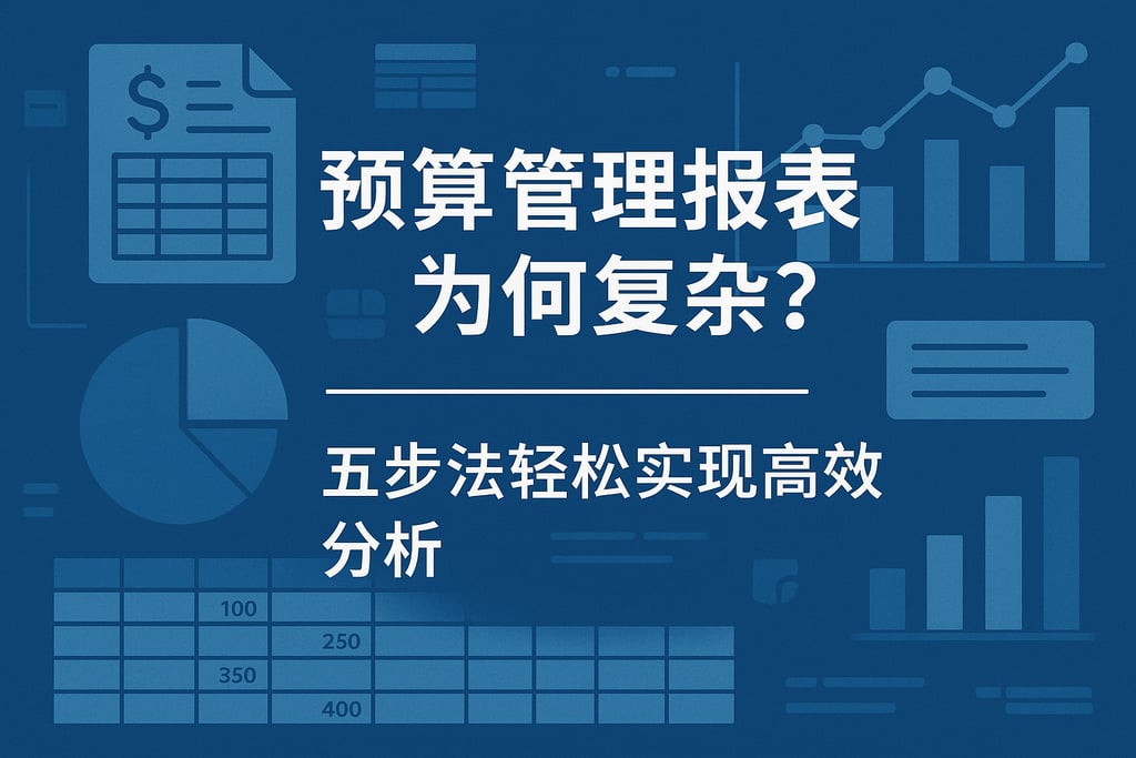 预算管理报表为何复杂？五步法轻松实现高效分析