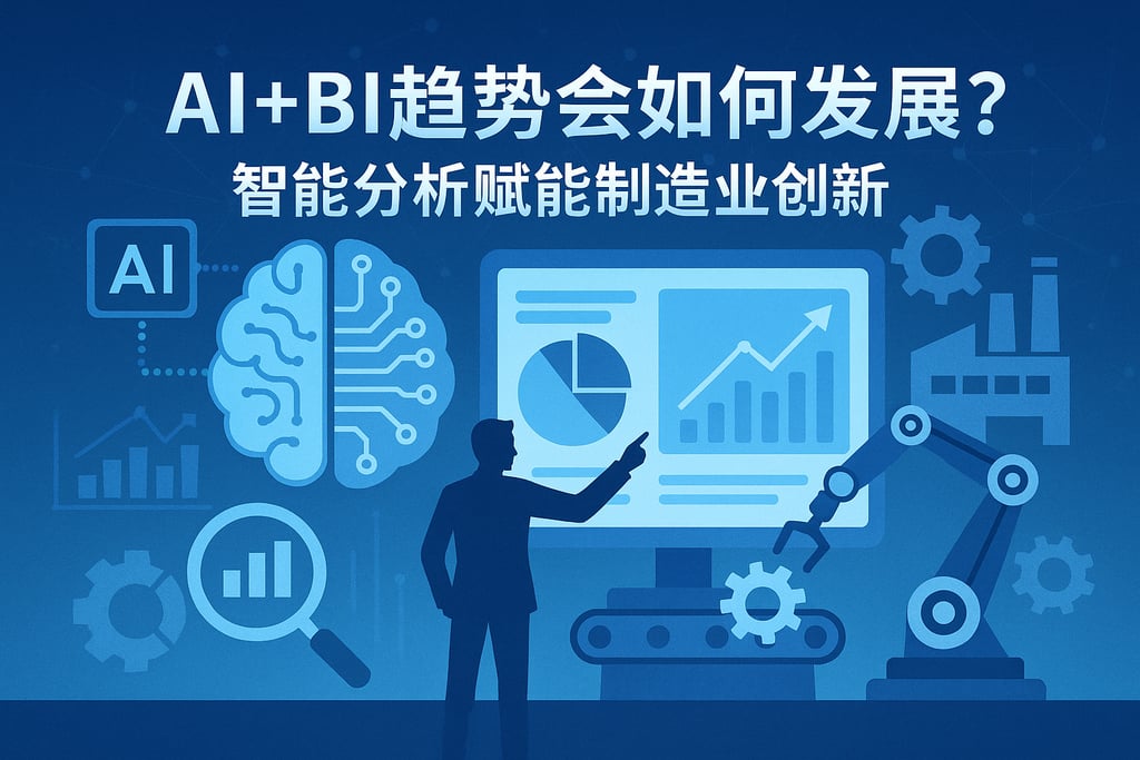AI+BI趋势会如何发展？智能分析赋能制造业创新