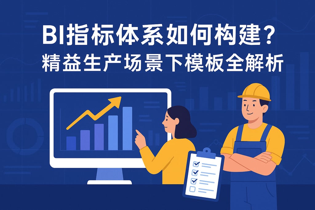 BI指标体系如何构建？精益生产场景下模板全解析