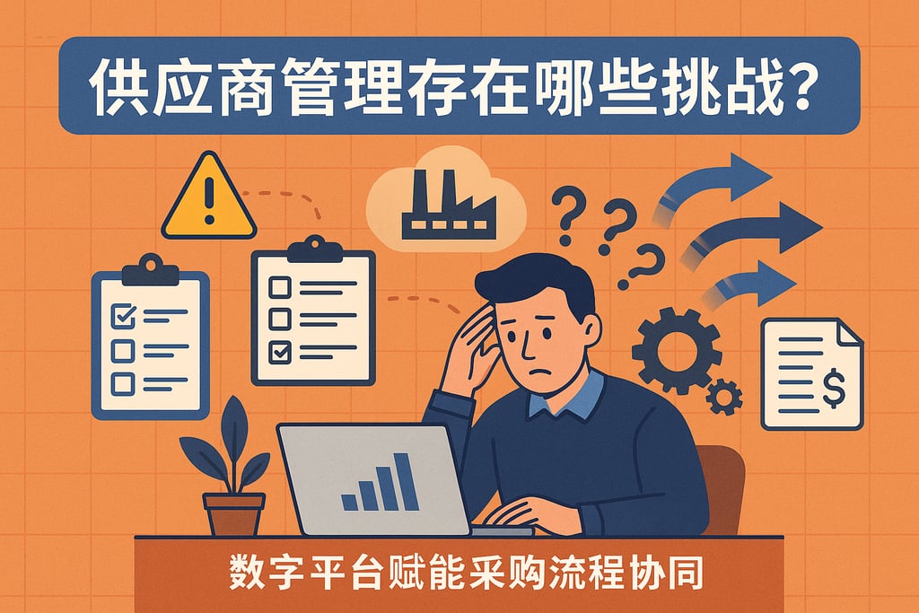 供应商管理存在哪些挑战？数字平台赋能采购流程协同