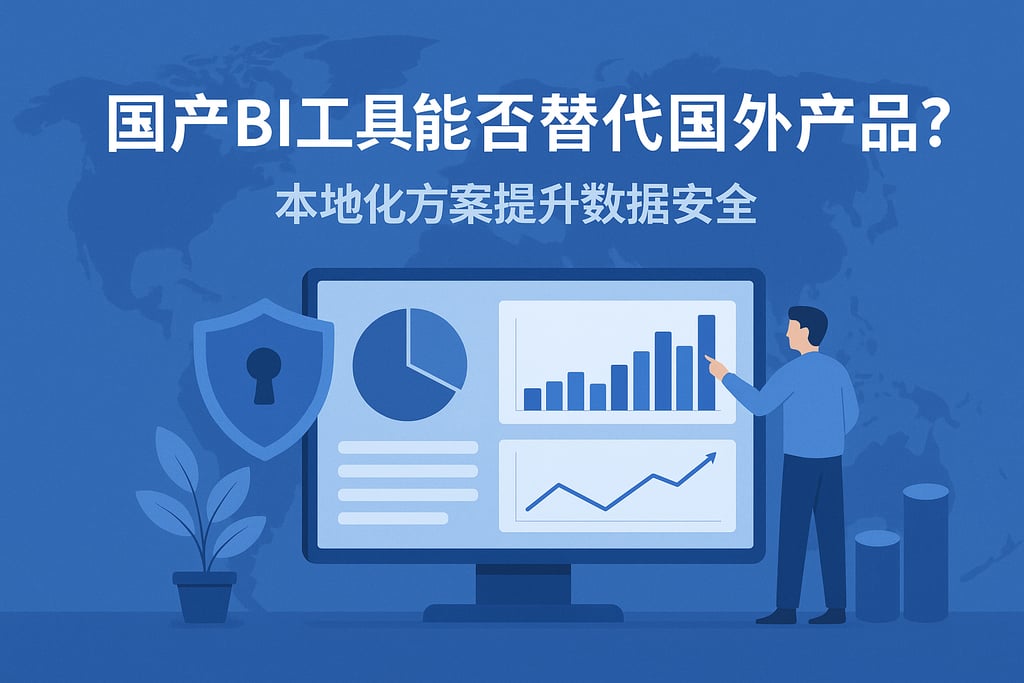 国产BI工具能否替代国外产品？本地化方案提升数据安全