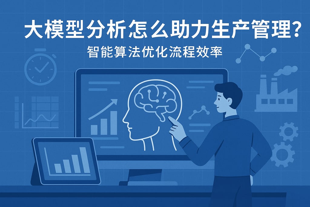 大模型分析怎么助力生产管理？智能算法优化流程效率