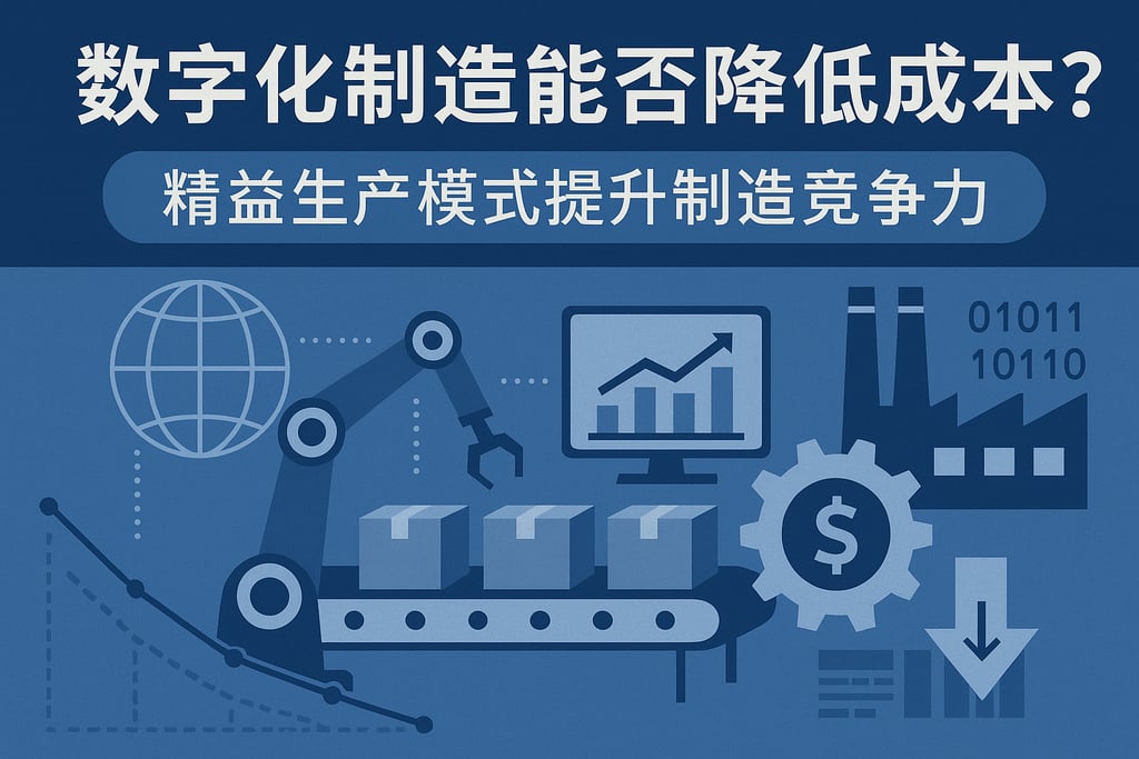 数字化制造能否降低成本？精益生产模式提升制造竞争力
